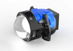 3 Inch Bi-LED Projector Lens Hi/Lo Beam Double Reflectors High Lumen Output Universal Headlight Retrofit Kit 6000K