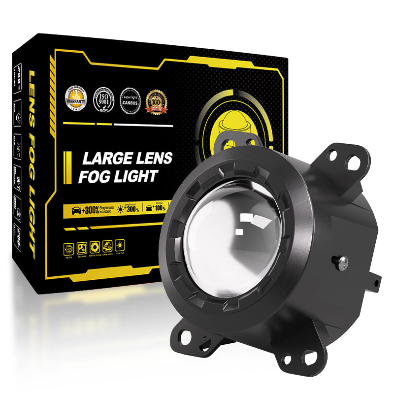 3 Inch Fog lens Special for DAF 24V White color / 3 colors high-low 4 modes IP67