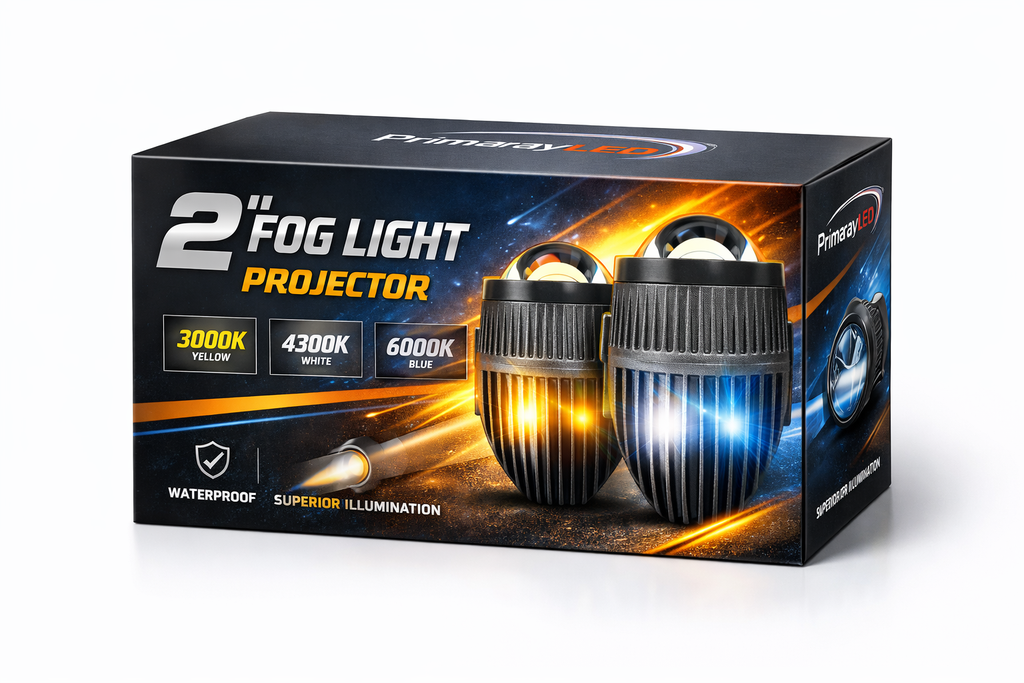 2 Inch Fog lens Universal external bracket 3000K/4300K/6000K High Low beam with Laser IP67