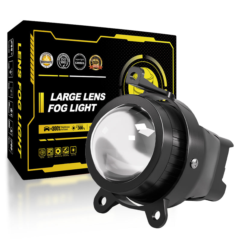 3 Inch Fog lens LADA 3-Short-Bracket White color / 3 colors high-low 4 modes IP67