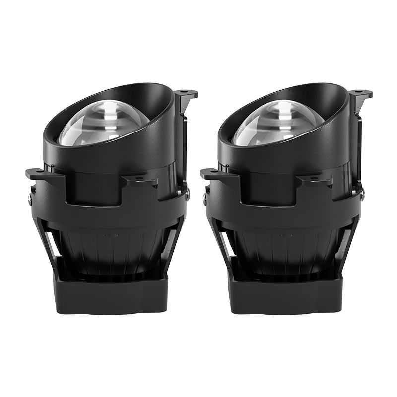 3 Inch Fog lens LADA 3-Slanted-Bracket White color / 3 colors high-low 4 modes IP67