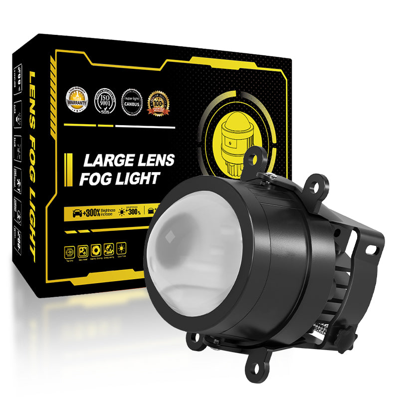 3 Inch Fog lens Universal Bracket White color / 3 colors high-low 4 modes IP67