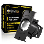 3 Inch Fog lens LADA 4-Bracket Universal White color / 3 colors high-low 4 modes IP67