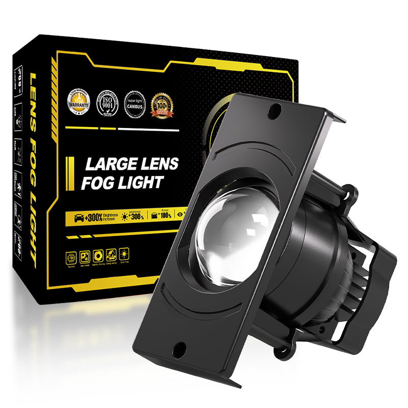 3 Inch Fog lens LADA 4-Bracket Universal White color / 3 colors high-low 4 modes IP67