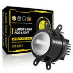 3 Inch Fog lens Universal external bracket White color / 3 colors high-low 4 modes IP67