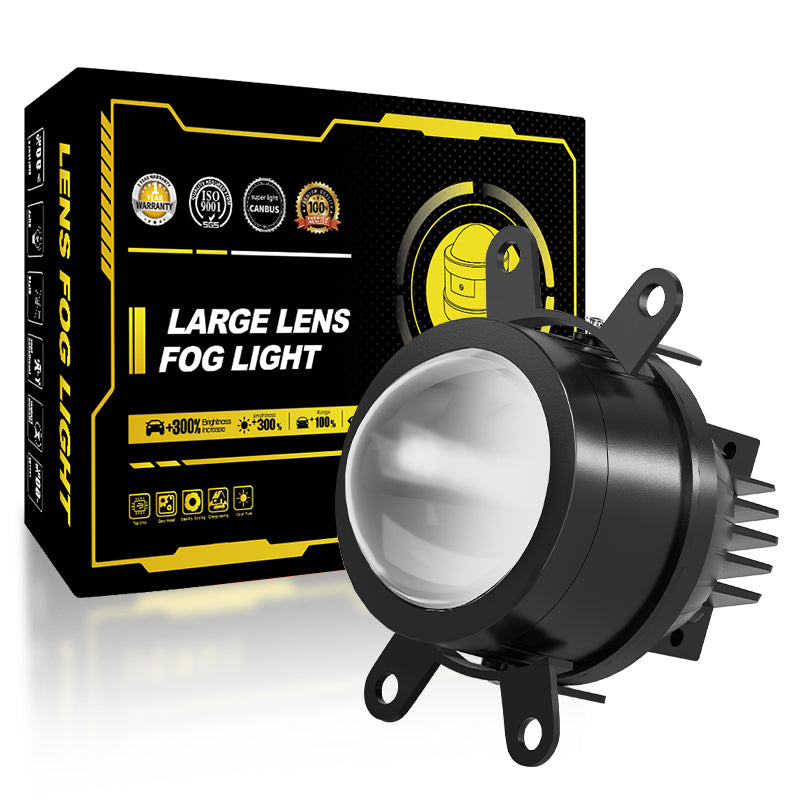 3 Inch Fog lens Universal external bracket White color / 3 colors high-low 4 modes IP67