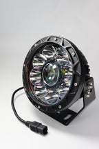 7.5Inch 8-LED & 20W Spot Lens Hybrid Work Light | Flood + Spot Combo for Trucks & Tractors