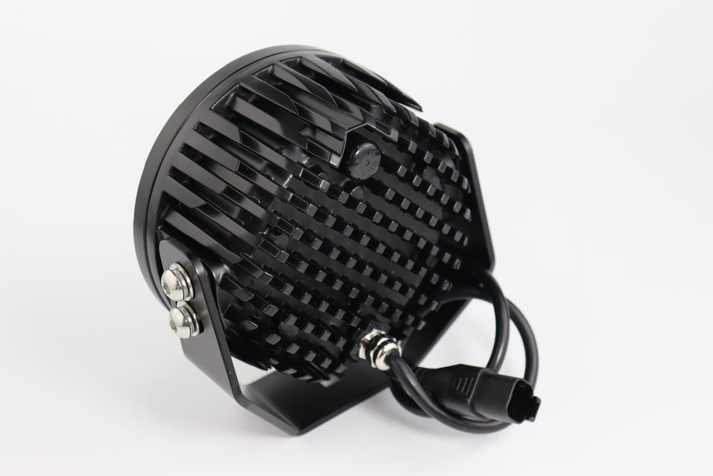 5.5" 8-LED with Center Spot Lens Work Light | Flood-Ring Combo for ATV & Trucks & Tractors